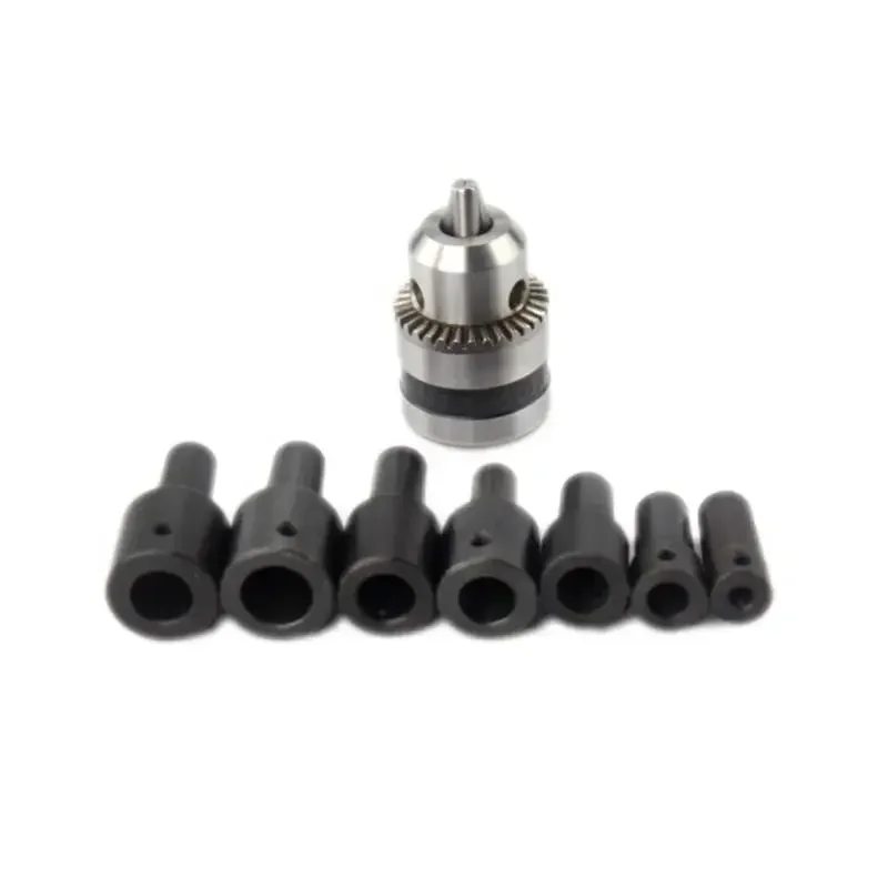 

Drill Chuck Clamping Range 0.6-6mm With Fit Motor Shaft O/D 5/6/8/10/11/12mm Connecting Rod CNC For Electric Drill Power Tools