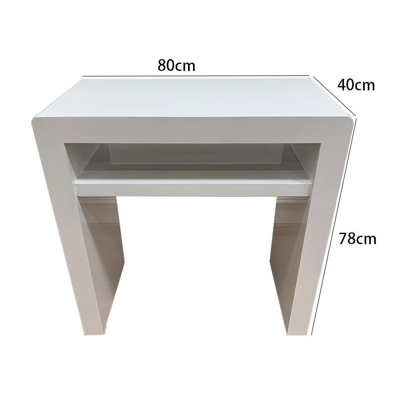 Simple Modern Nail Tables Multifunction Vacuum Cleaner Nordic Cream Style Nail Tables Reception Desks Furniture Mesa Uñas FYMT