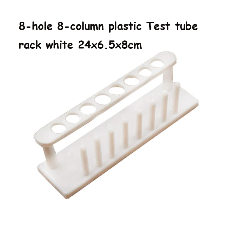 1pcs 6/8/24/40/50 Holes Plastic Lab Test Tube Support Test Laboratory Transparent Rack/Shelf For Supplies Tool