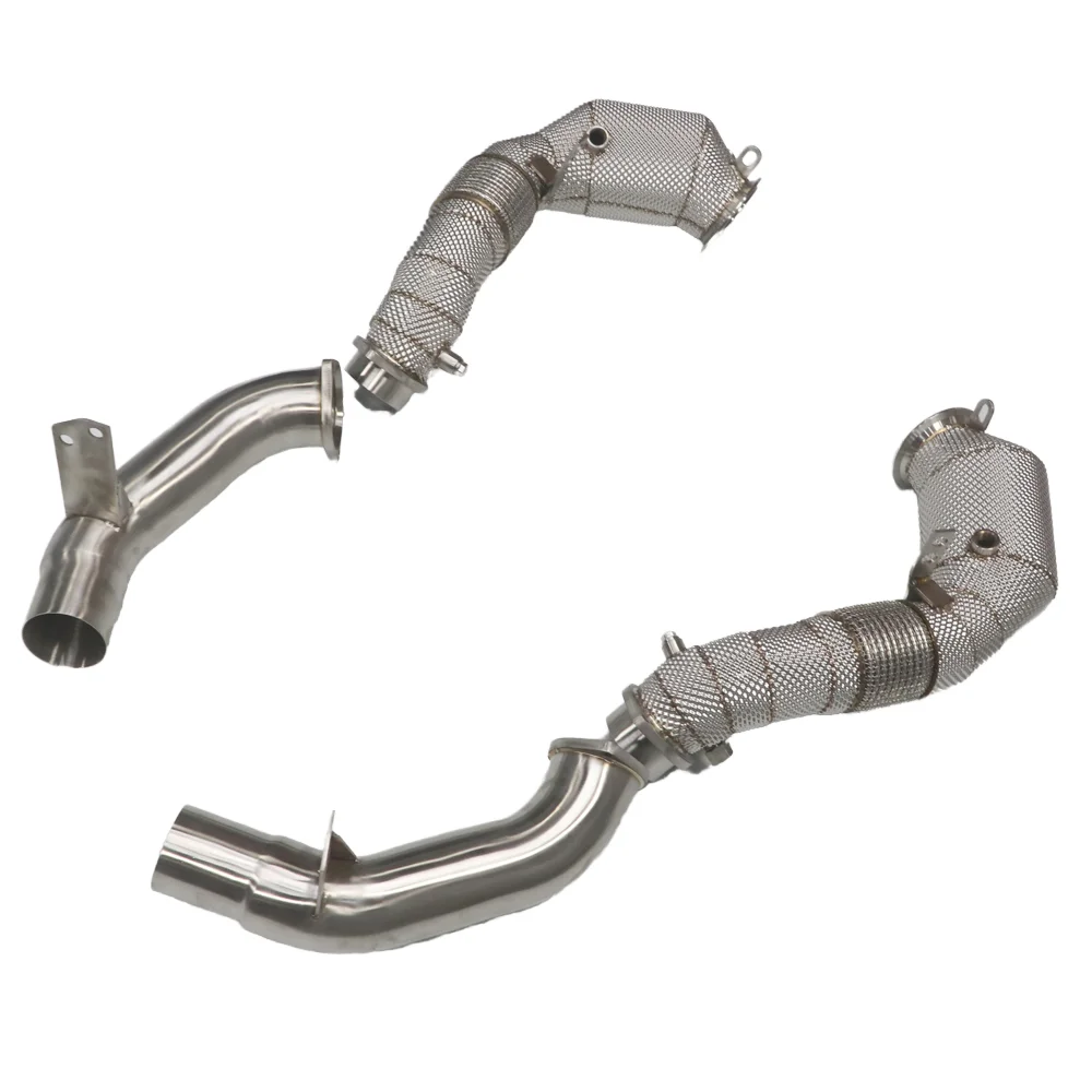 For  M850I M550I 4.4T 2020+ Heat Shield Exhaust Downpipe New Condition Three-Way Catalytic Converter for G14 G15 G16 G11 G12