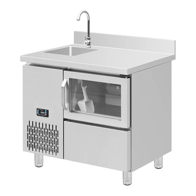 

Commercial Ice Maker Stainless Steel Ice Cube Maker Machine