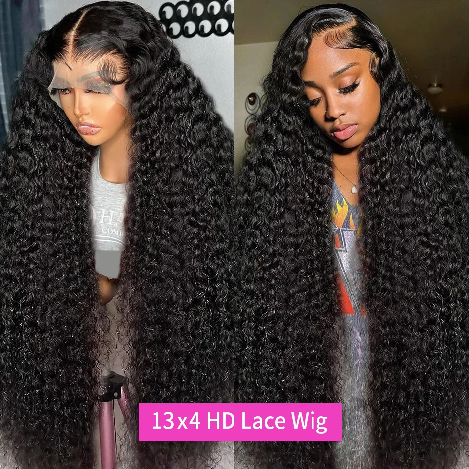 Wig keriting Bob depan rambut manusia Wig gelombang air dengan kepadatan 250 untuk wanita Wig tanpa lem Brasil gelombang dalam 13x4 Hd renda Wig Frontal