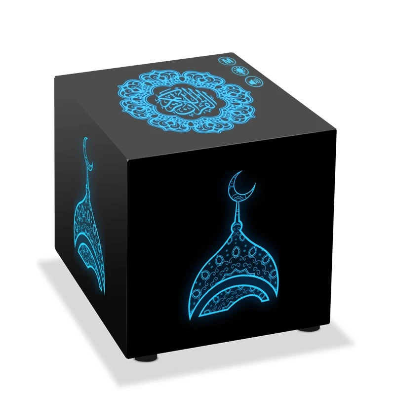 Сенсорный цветной динамик Корана, лампа, 25-язычный перевод, звуковой динамик Корана, мусульманский подарок