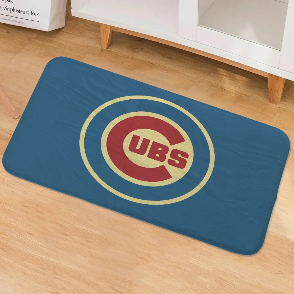 Home Rug Rug Choice Chicago Cubs Living Room Decoration Items Carpet Entrance of House Interior Entrance Mat Balcony Customize