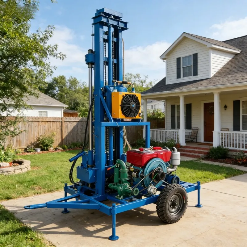 

Customized Portable Water Well Drilling Rig Stable Performance Simple Maintenance Mechanized Operation for Home Garden