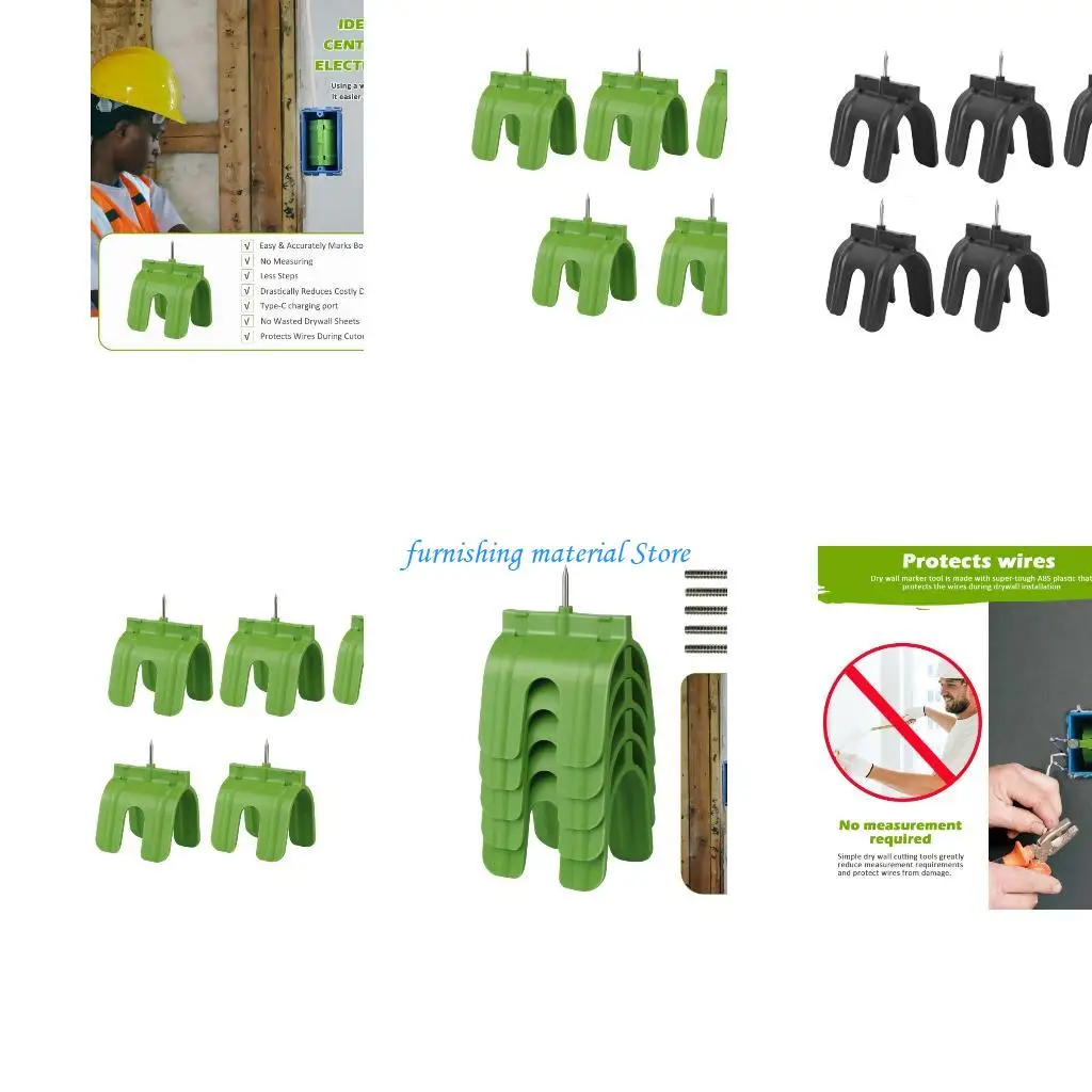 

Y5GD Plastic Outlet Template Tool With Ergonomic Design For Easy Wall Installation