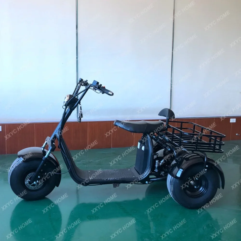 

Three-Wheel Battery Car with Shelf Electric Tricycle Electric Tricycle Lithium Battery Trunk