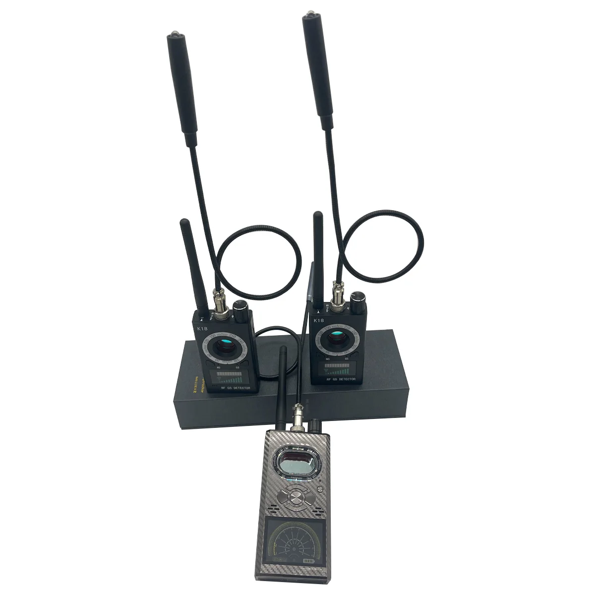 

K99 All-Frequency Bug Sweeper – 1-8000MHz RF Signal Detector for GPS, Hidden Cam, Eavesdrop Device with High Gain Antenna