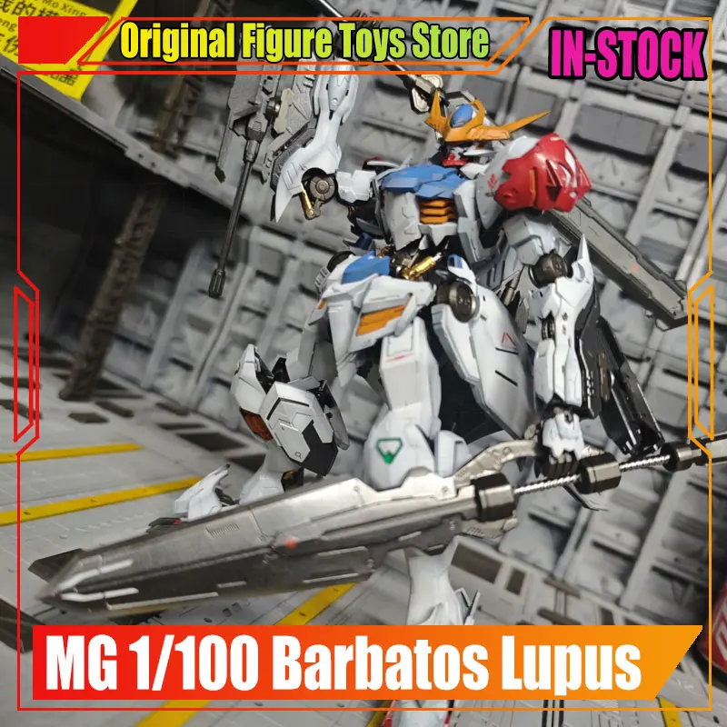 Originele MG 1/100 Barbatos Lupus Model Assemblage Kits Action Figure Barbatos Anime Speelgoed Geschenken Collecties Plastic Robot Beeldje