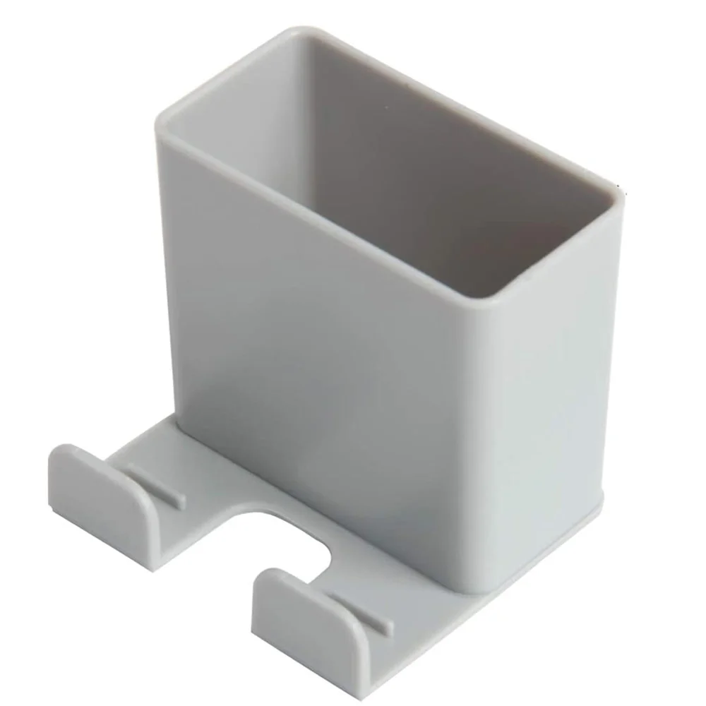 AB25-6 Pack Self-Adhesive Remote Holder Wall Mount Reusable Universal Media Organizer Storage Box For Phone Remote Control