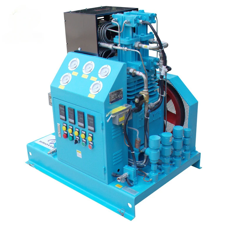 BROTIE totally oil-free gas compressor(O2, N2, Air, H2, CO2, N2O, SF6 and so on)