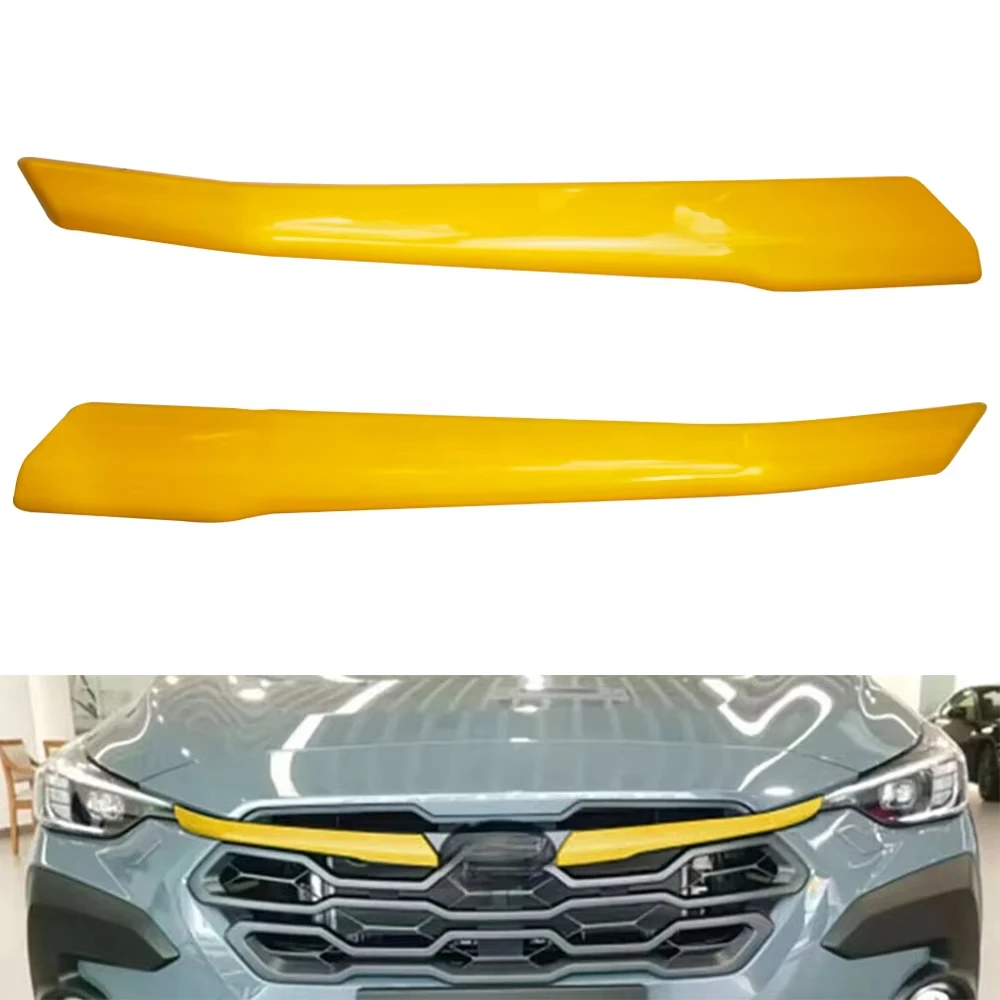 Für Subaru Crosstrek 2023 2024 2025 Frontgrill-Aufkleber Nebelscheinwerfer-Abdeckung Fensterlamellen-Jalousie Außen-Dekorationszubehör – Detail 4