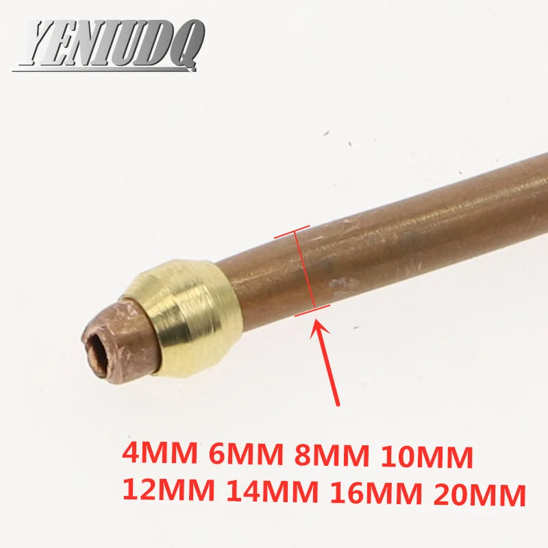 10pc Brass Double taper ferrule 4 6 8 10 12 14 20mm OD Compression Sleeve seal ring fittings Tube centralized lubrication system
