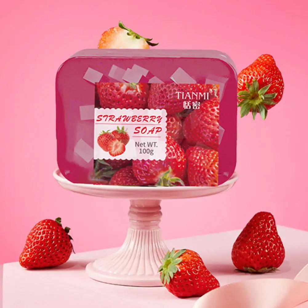 Jabón de gelatina con sabor a fruta limpia profundamente el jabón facial y corporal hidrata el limón, naranja dulce, melocotón, uva, jabón de limpieza