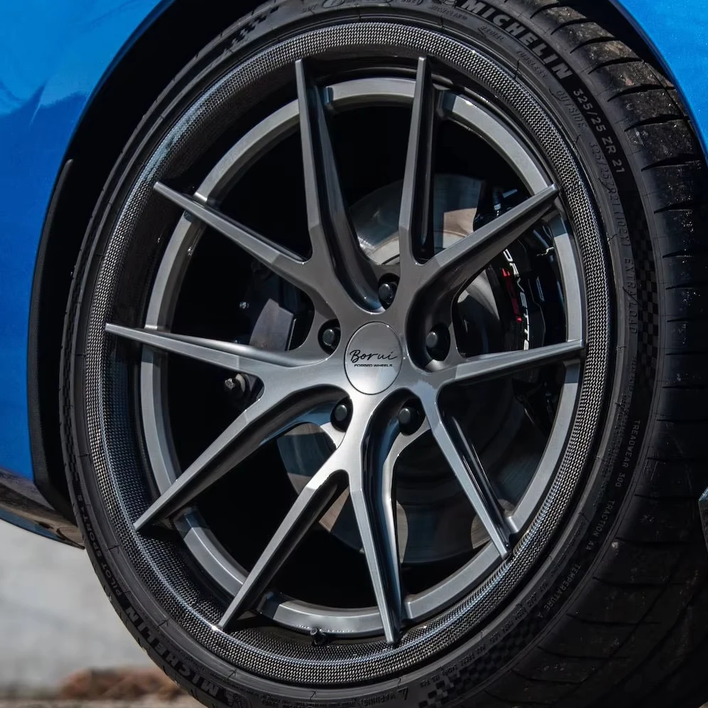 

Performance Borui Forged 20" Multi-Spoke Carbon Fiber Wheels For Corvette For Camaro For Mustang Custom Alloy Rims
