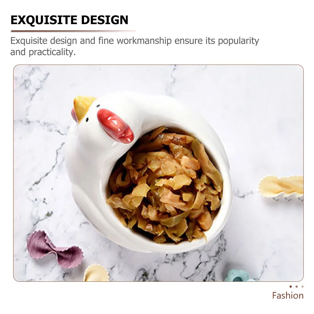 

Lovely Animals Kids Ceramic Bowl Cartoon Style Salad Fruit Storage Household Tableware Creative Food Holder Lovely Animals Bowl