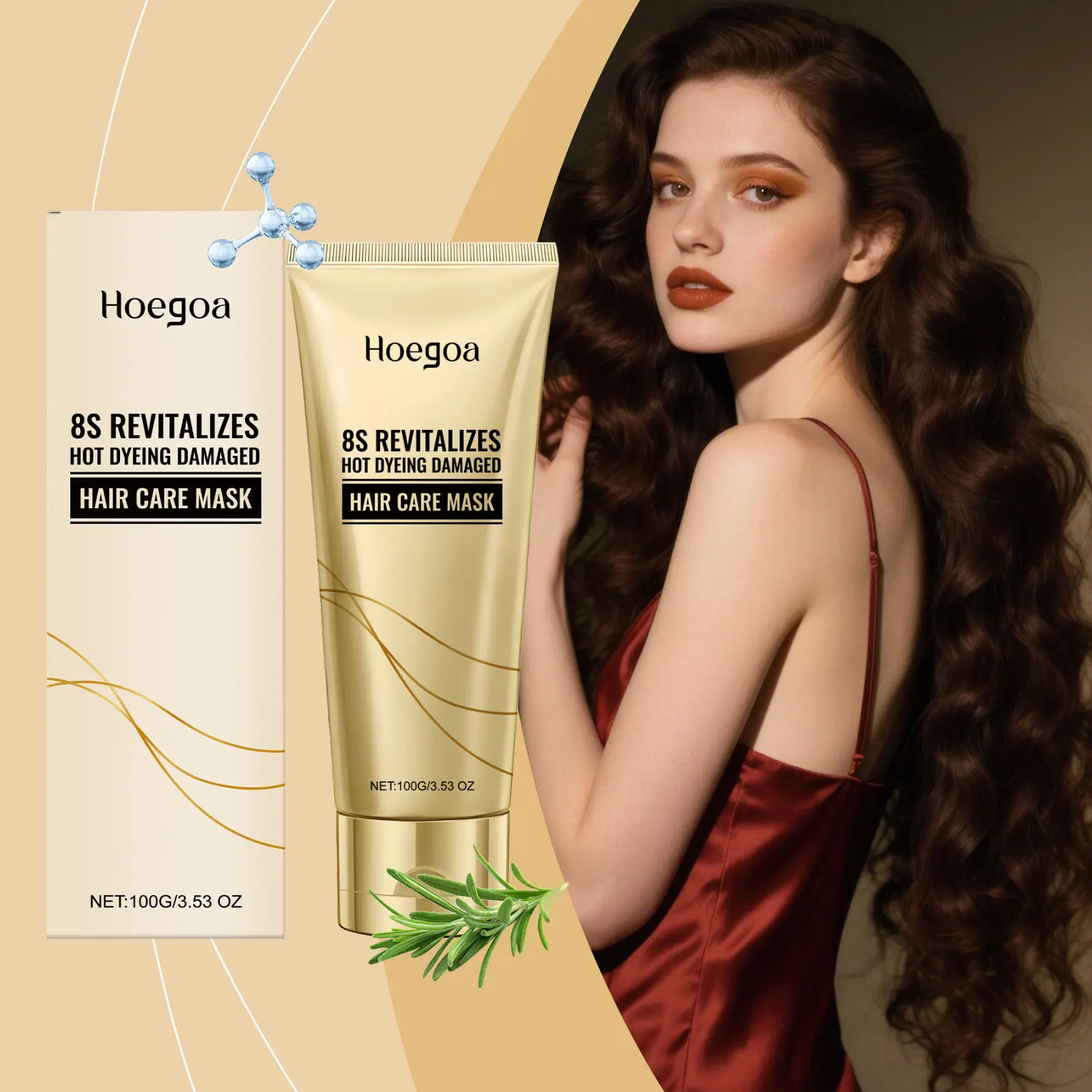 

Refreshing Non-Greasy Hair Mask - Volumizing Smooth Shiny Hair, Aids Nourishing Scalp & Repairing Damaged Hair Strands