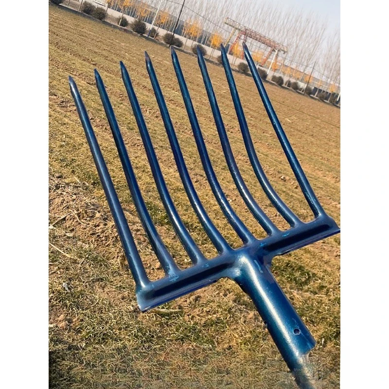

Heavy Duty Thickened Steel Fork Head Agricultural Use, Loosen Soil Dig Onion Ginger, Railway Coal Cinder Cleaning
