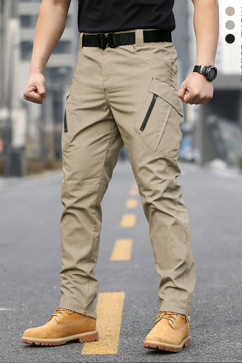 

2024, весенне-осенние новые карманные городские тактические брюки, мужские тактические брюки, повседневные мужские походные брюки, уличные брюки с несколькими карманами