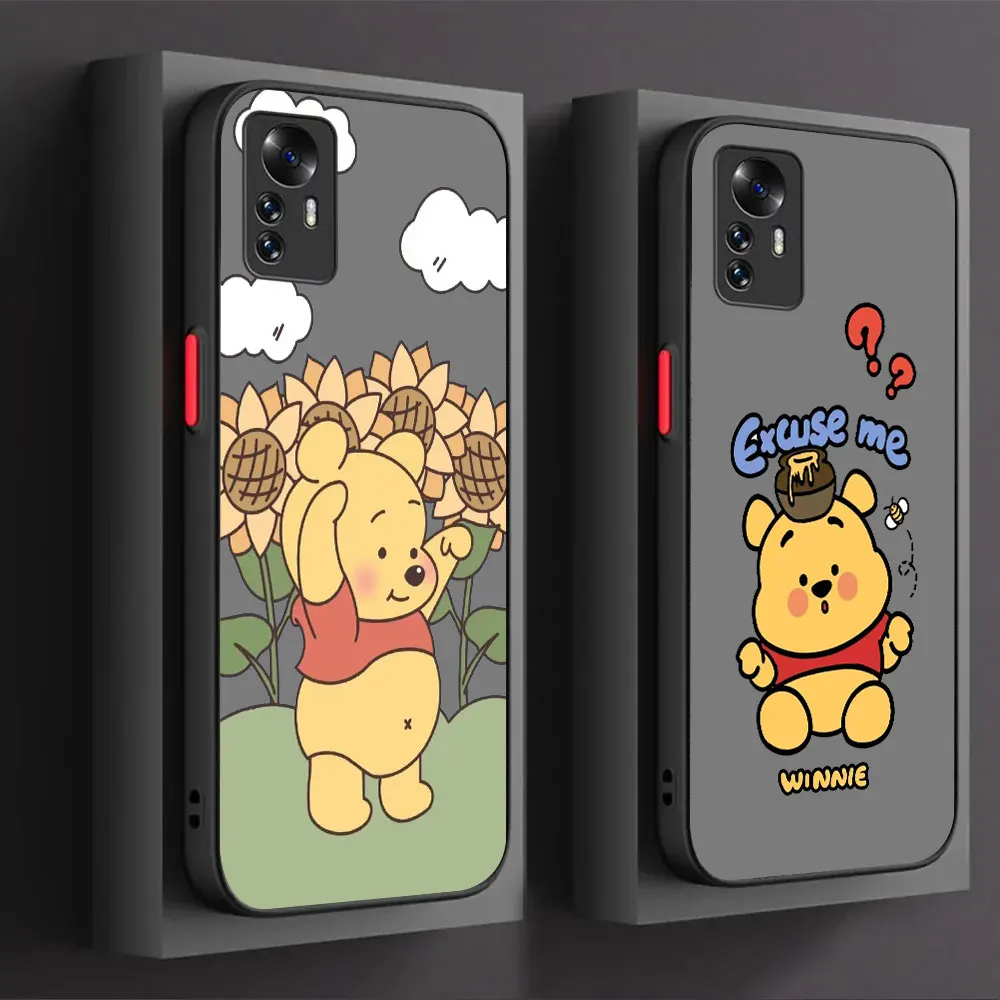 Disney's Adorable Pooh Phone Case For VIVO V25 25E V23 V23E V21 V21E V20SE V20 V19 V17 V15 V11 V11I V5 V5LITE S 5G PRO