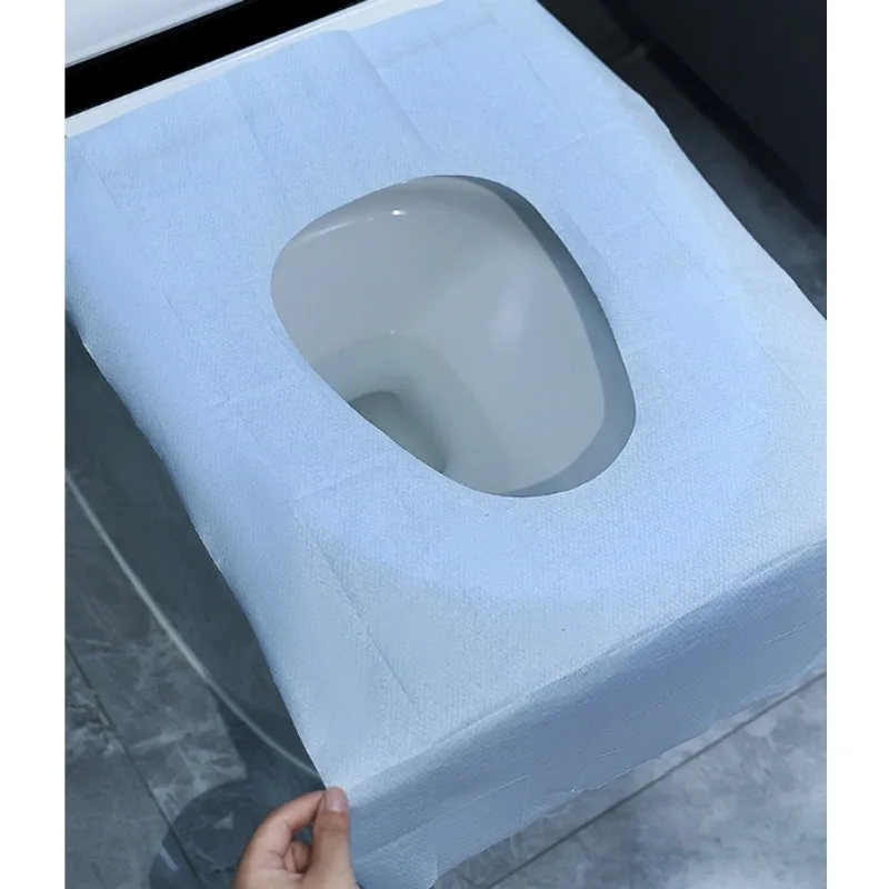 50 housses de siège de toilette jetables taille XL, hygiéniques, légères, essentielles pour les voyages, les centres commerciaux, le camping, les avions, outil sanitaire