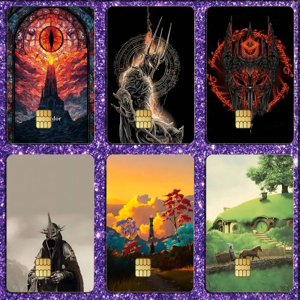 

L-Lords of the R-RingES Sticker Film Tape Skin for Credit Card Debit Card Cartoon Waterproof Stickers Small Chip