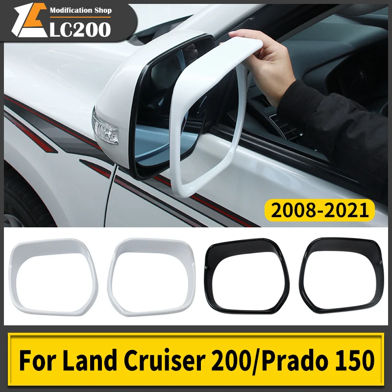 

For Land Cruiser Prado 150 200 Lc150 LC200 2008-2022 2021 Rearview Mirror Rainproof Cover Modification Accessories Rain Eyebrow