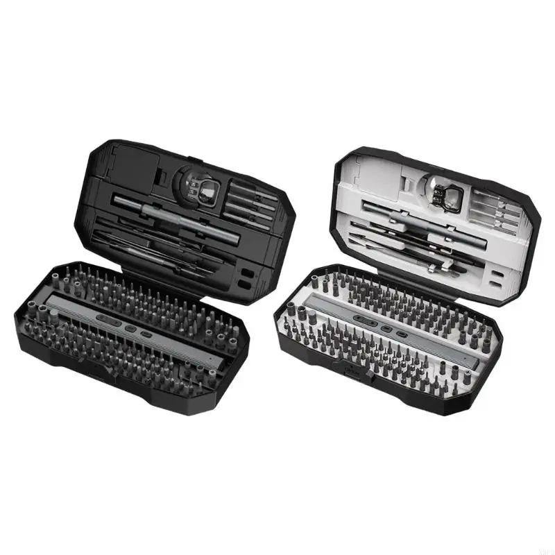 

X9FA 156 in 1 Electric Screwdriver Set Power Tool Screw Driver Bit with LED