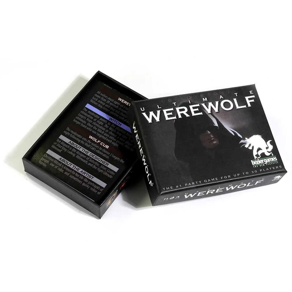 Ultimate Werewolf Revised Edition Card Game 14 Unique Roles On 34 Role Cards Keeps Games Fresh And Engaging Werewolf Party Game