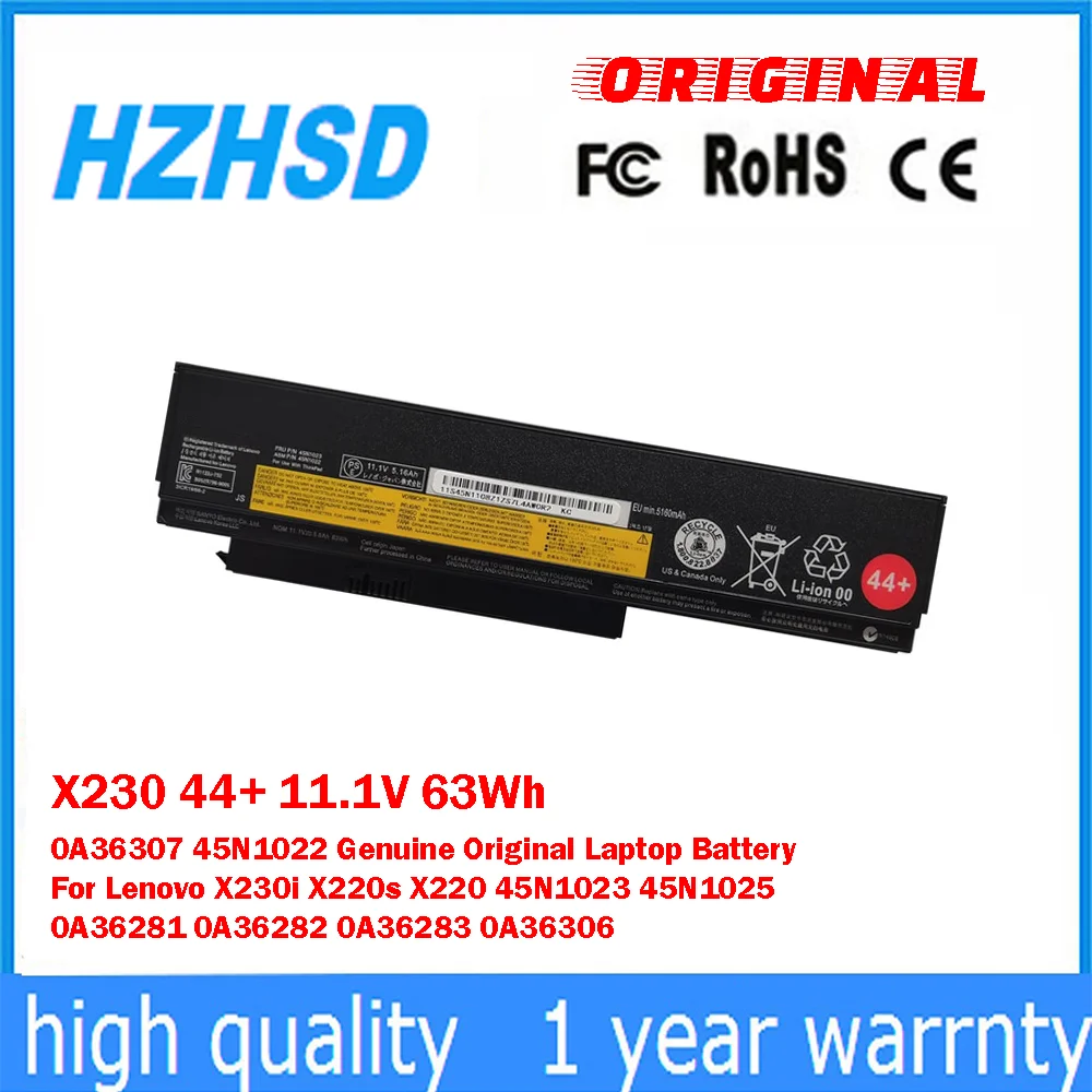 

X230 44+ 11,1 В 63 Втч 0A36307 45N1022 Оригинальный аккумулятор для ноутбука Lenovo X230i X220s X220 45N1023 45N1025 0A36281 0A36282