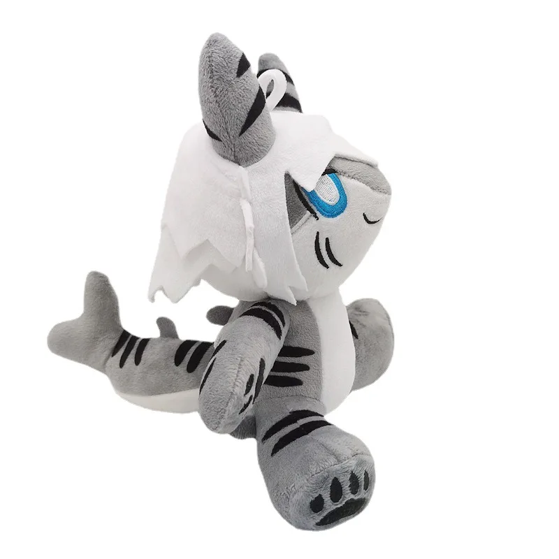 Changed Game Puro Plush Toy Furry Cat Shark Stuffed Doll Soft Short Plush Animal Figure Changed Lab Collectible Gift For Game view 4