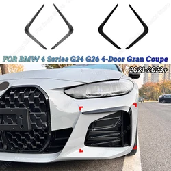 For BMW G24 G26 420i 430i i4 M50 4-Door Gran Coupe Front Bumper Lip Side Spoiler Splitter Diffuser Tuning Accessories 2021-2023+