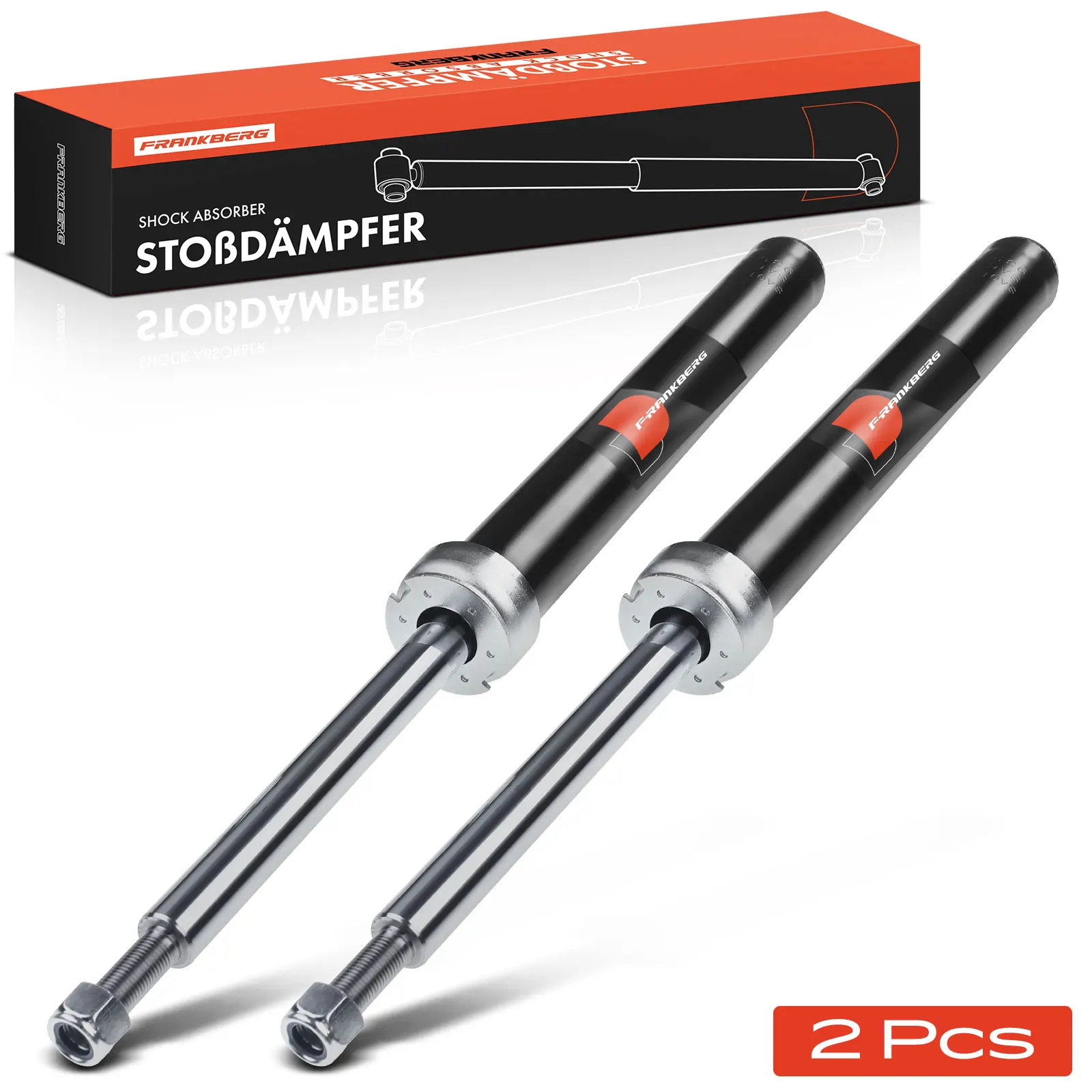 Frankberg 2x Stoßdämpfer Vorderachse für VW Passat 32B 33B Santana Audi 80 Cabriolet Coupe 1978-2000 100128 811413503K