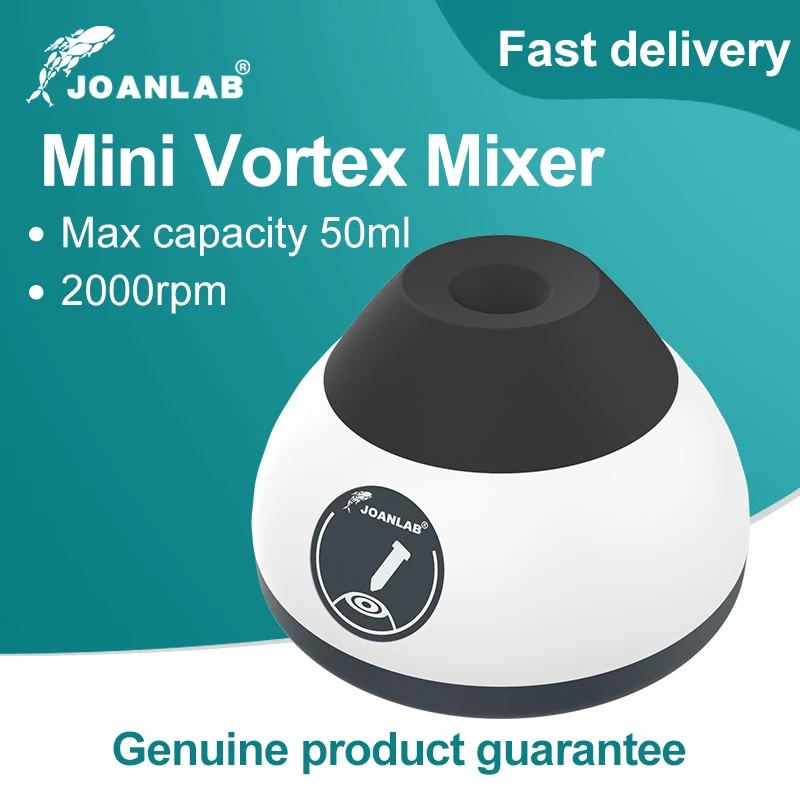 JOANLAB Mini Vortex Mixer Laboratory Tattoo Pigment Nail Polish Liquid Ink Mixer Shaker Lab 50ml 2000rpm VM-200