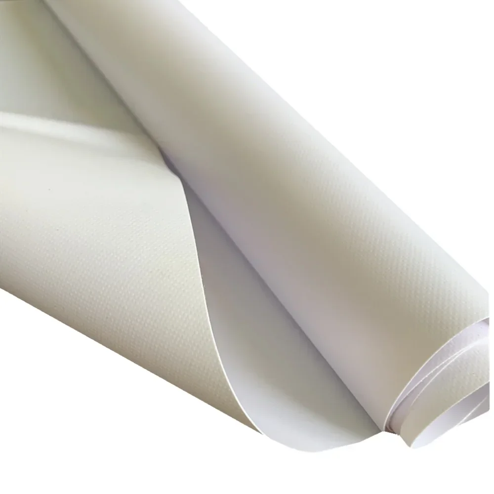 【From China】UV Protected Fire Retardant Waterproof PVC Tarpaulin Fabric Block out B1 for Tent Cargo Cover Car Bag Use Woven Tech