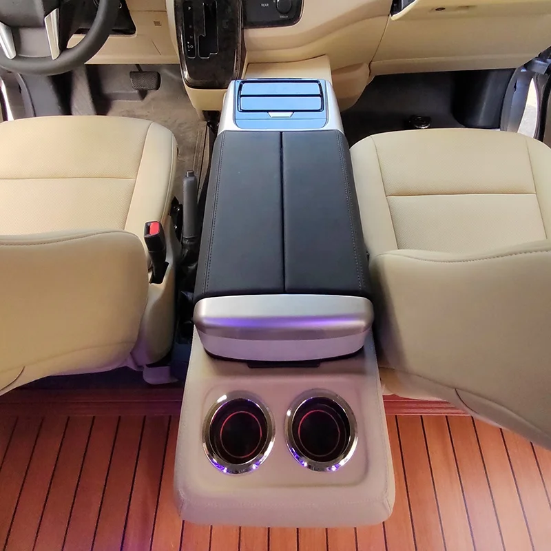 

DJZG High Quality Modified Car Parts Car Center Console Storage Box Armrest Box Storage Box for Hiace