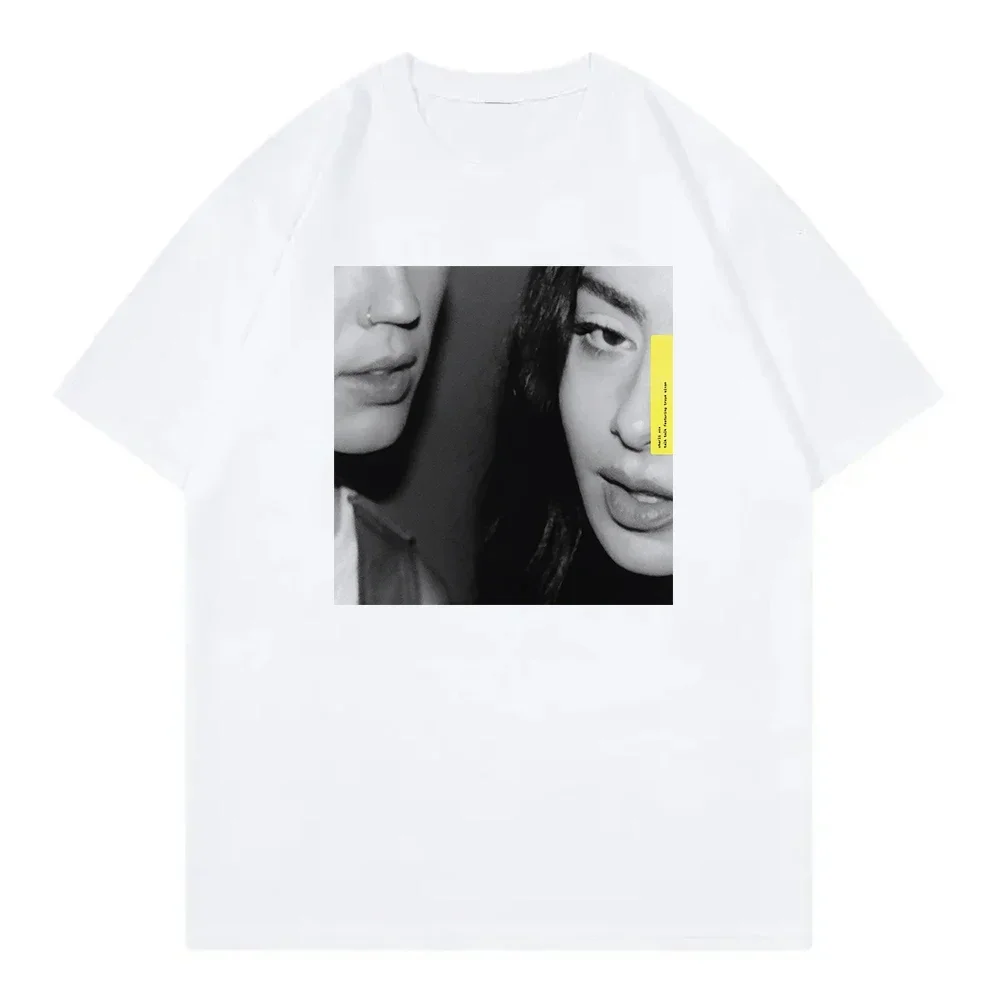 Charli XCX Troye Sivan Talk Talk T Shirt Brat Men Clothing Harajuku T-Shirt Unisex High Quality Clothes Cotton TShirts Graphic