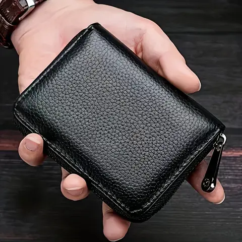 1 passport holder, document holder, multifunctional women's/men's wallet, waterproof and wear-resistant