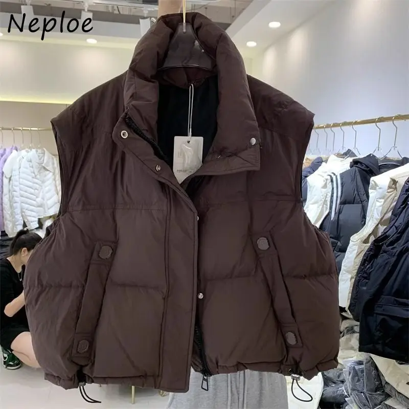 

Neploe Корейский воротник-стойка женский короткий Mujer Chaqueta новая теплая утолщенная модная горячая распродажа Ropa Mujer повседневная мягкая верхняя одежда на шнурке