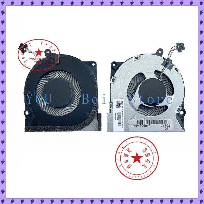Nuevo ventilador de refrigeración de CPU para ordenador portátil HP ProBook 430 G6 430 G7 HSN-Q14C HSN-Q23C ZHAN 66 Pro 13 G2 /G3