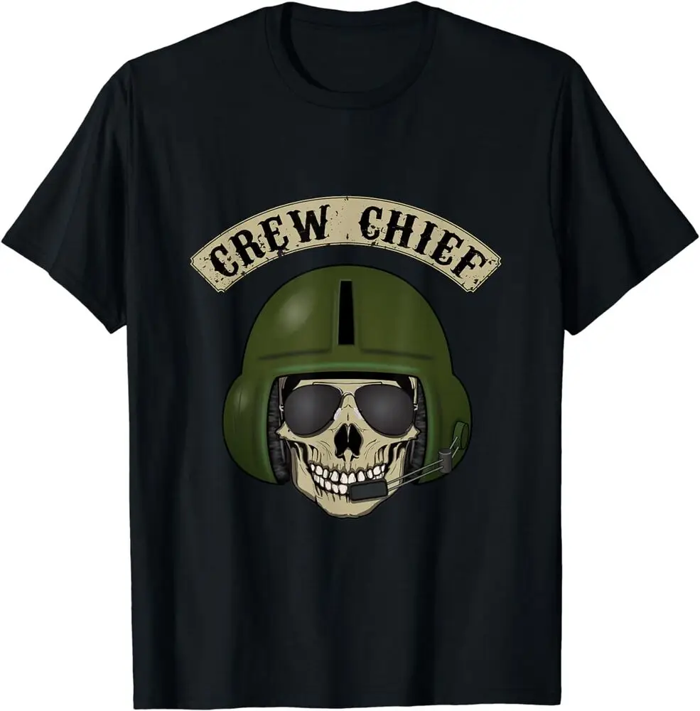 NEW LIMITED Helicopter Crew Chief T-Shirt S-3XL