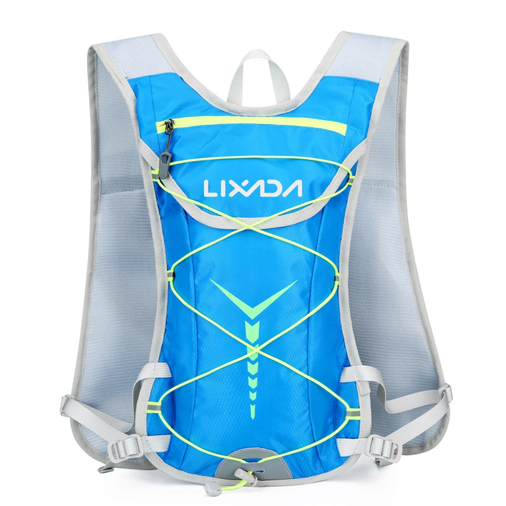 Nylon Hydration Backpack Water Backpack with 2L Hydration Bladder for Cycling Running Biking