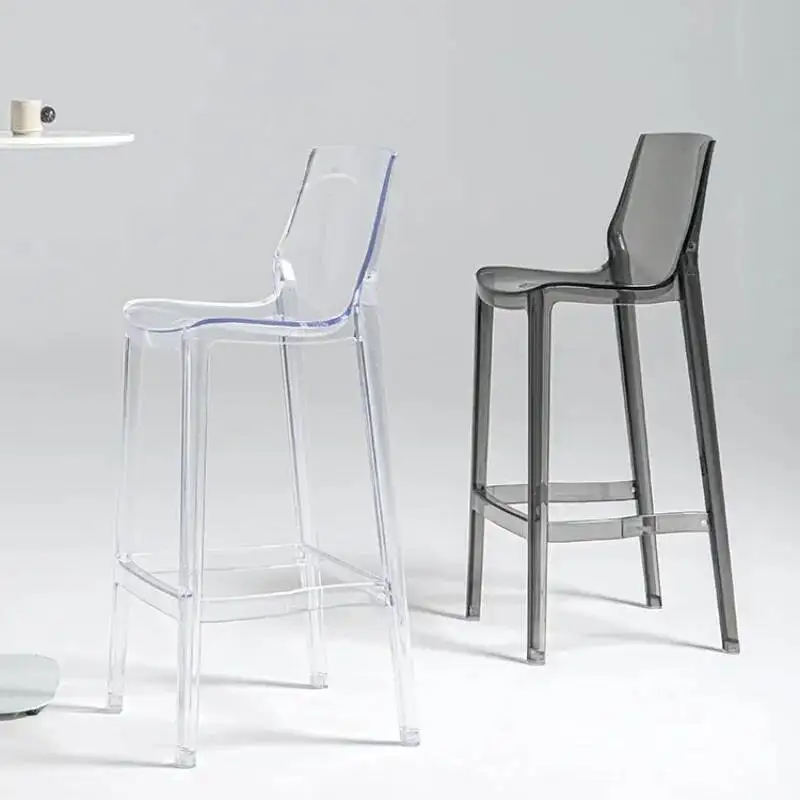 الأثاث العتيق المطبخ مكافحة البراز الإفطار كرسي البلاستيك منتصف القرن ارتفاع بار البنوك قطب خطوة عالية مقهى MQBY #3