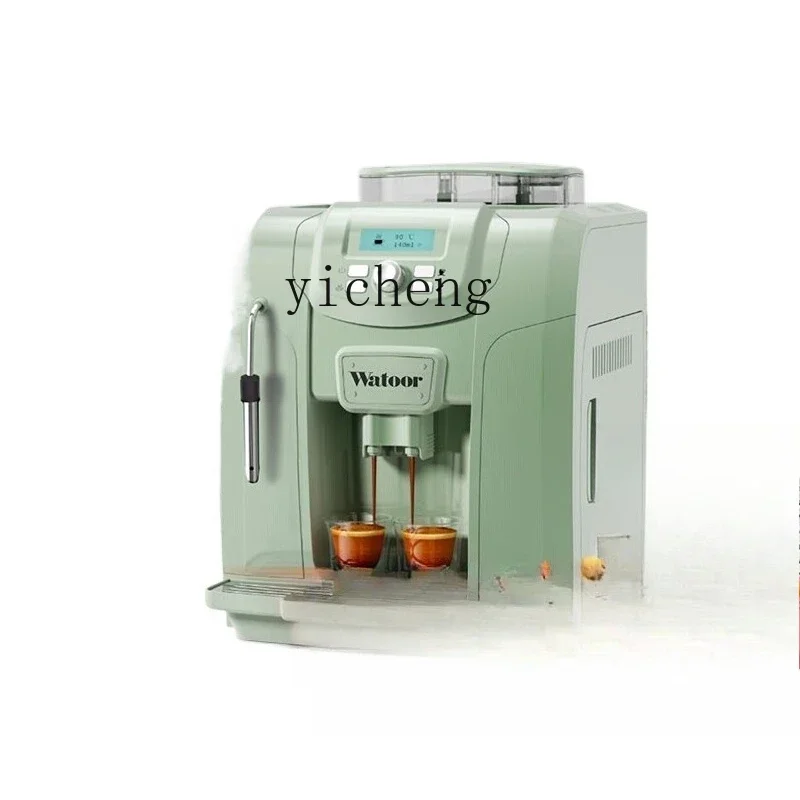 Automatic Coffee Machine Home Commercial Office Milk Foam Latte Fresh Ground Beans American Coffee MachineC26