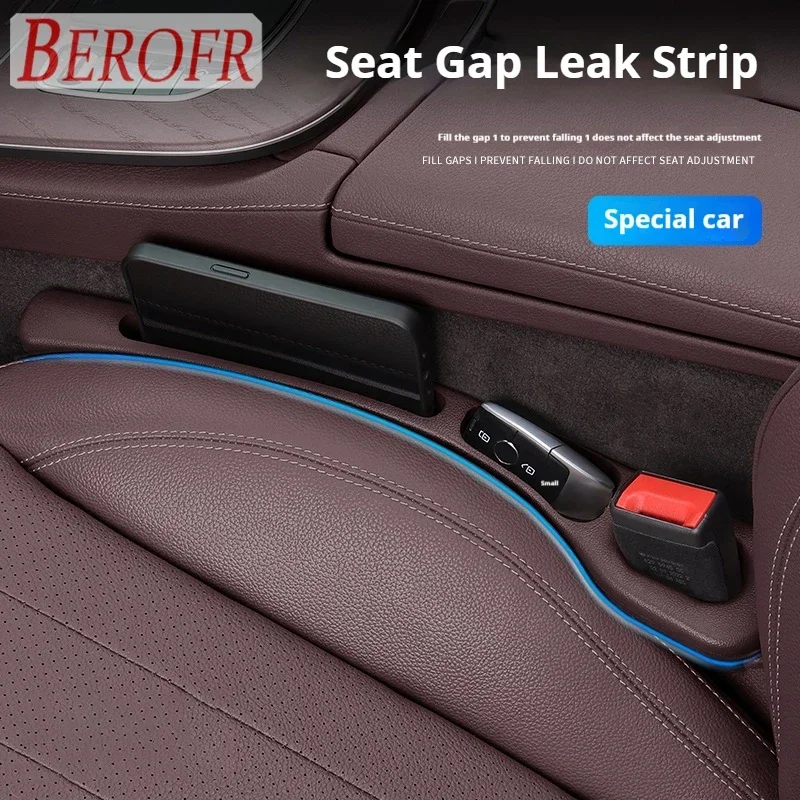 Car Seat Gap Filler Side Seam Plug Strip with Groove Leak-proof Filling Strip For Honda City Odyssey CIVIC CRV HRV Legend Jazz