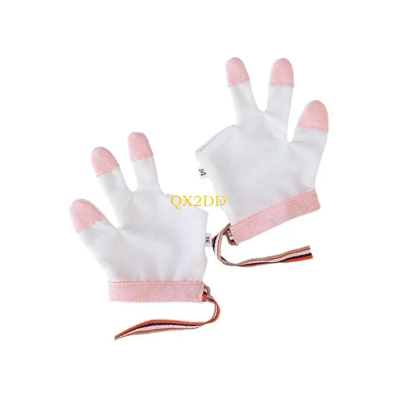 QX2D Guantes protectores multiusos para manos infantiles contra daños por masticación uñas 2 uds