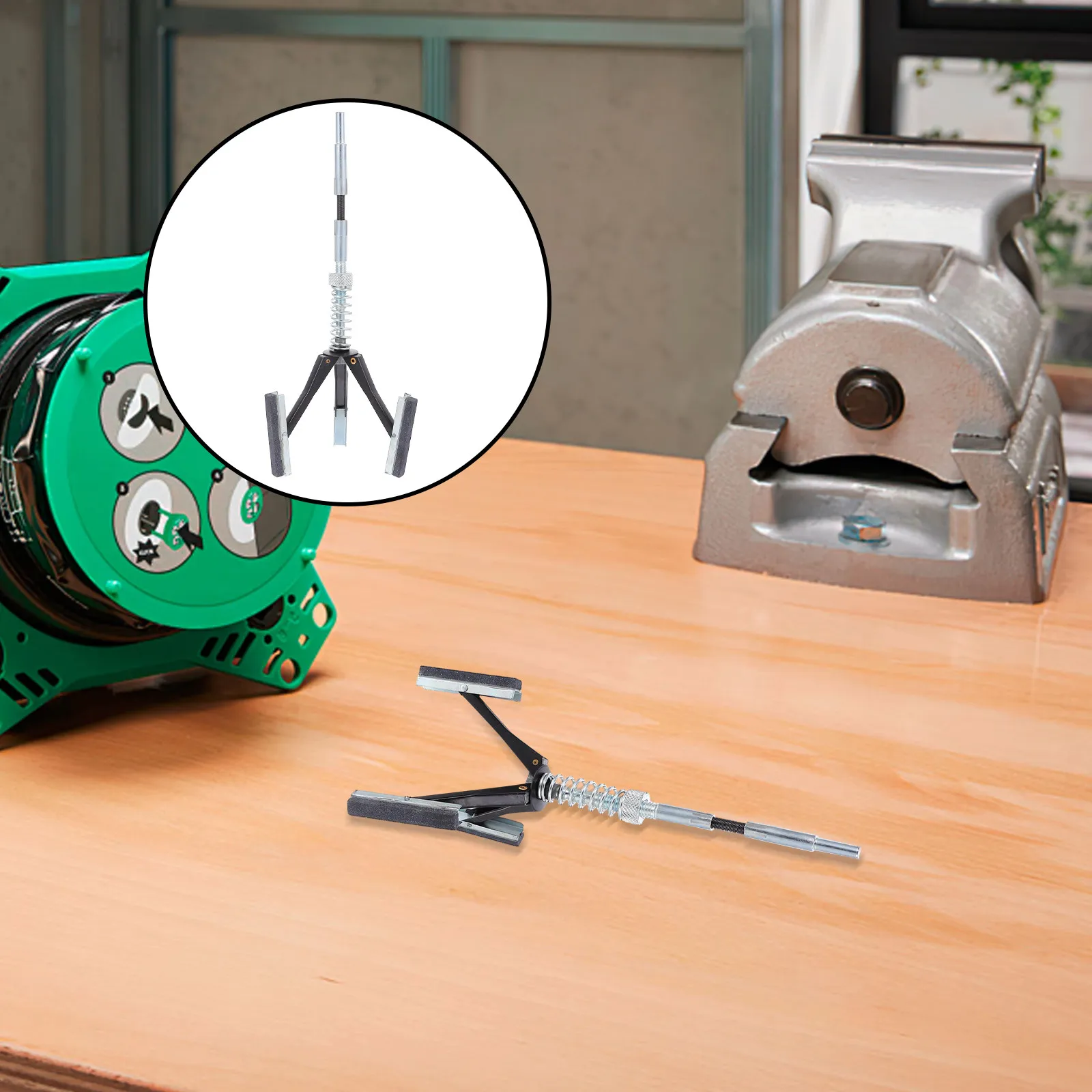 

Регулируемый инструмент для хонингования цилиндров двигателя, трехзахватный набор для удаления заусенцев, комплект для шлифовки тормозных поршней для полировки цилиндров двигателя и