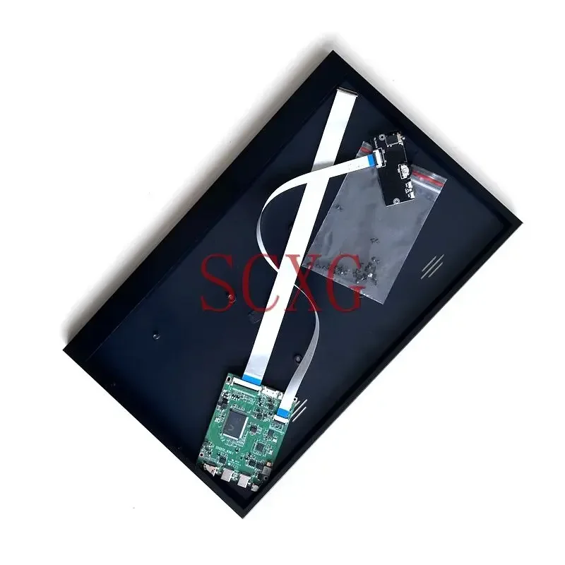 

Fit LP156WHB EDP 30 Pin Mini-HDMI 2 TYPE-C DIY Portable Refit Kit 15.6" 1366*768 Micro USB Controller Driver Board+Metal Case