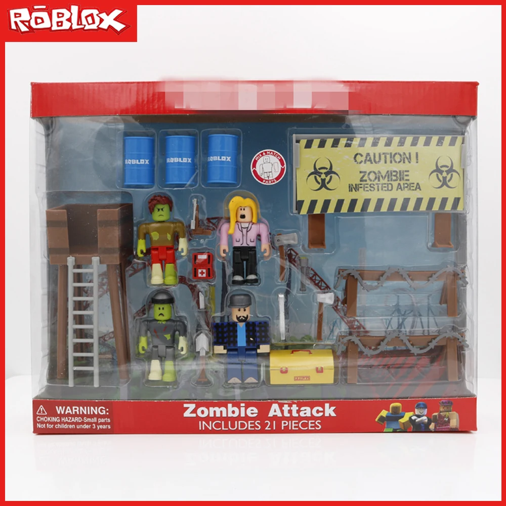 Roblox Game New Cartoon Doll with Accessories Handmade Game Zombie Attack Model Boxed Children Birthday Christmas Gift