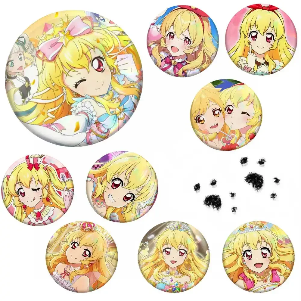 Hoshimiya Ichigo Anime Badge Tinplate Meme Round Brooch For Hat Bag Creative Lapel Jewelry Accessories Gifts